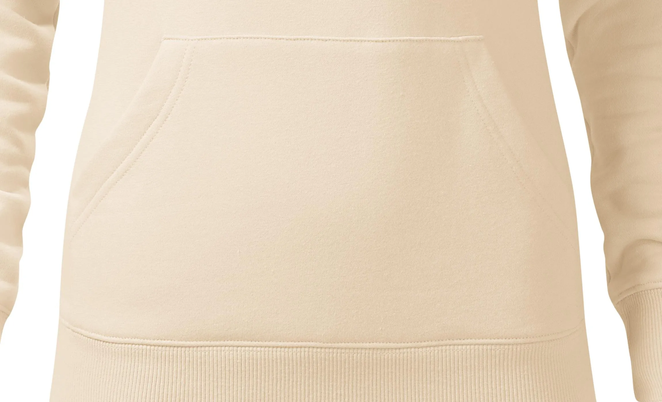 Sudadera de mujer con capucha sin cremallera - Bolsa estilo canguro