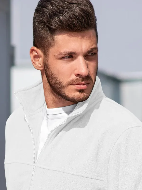 Chaqueta de lana para hombre - Cuello elevado para proteger del frío en el cuello.