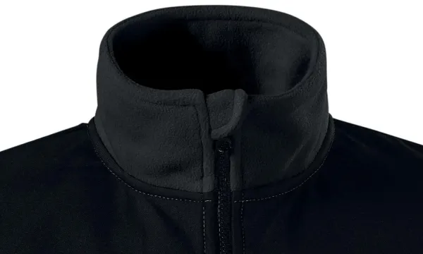 Chaqueta polar unisex cálida - Cierre de cremallera hasta la barbilla.