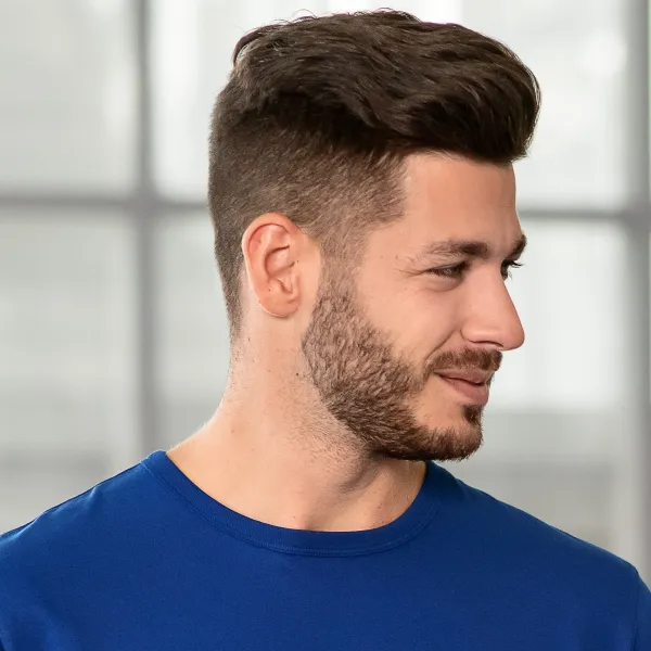 Camiseta de hombre duradera - Escote redondo clásico