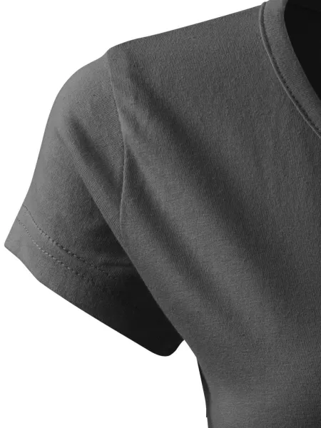 Camiseta de mujer con mangas muy cortas. - Mangas muy cortas