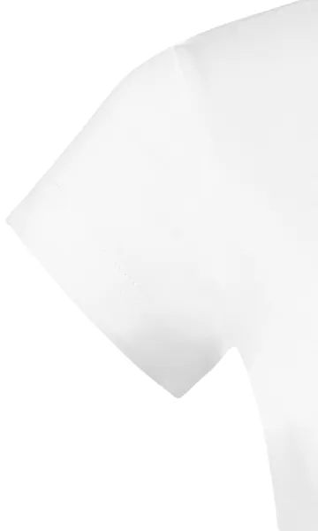 Camiseta de mujer slim fit con cuello redondo - Mangas cortas