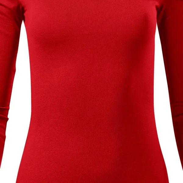 Camiseta de mujer de manga larga. - Corte ligeramente ajustado