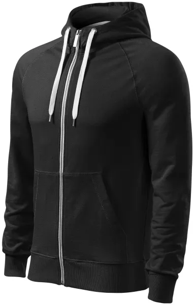 Sudadera de hombre con capucha en contraste - Sudadera con cremallera para hombre