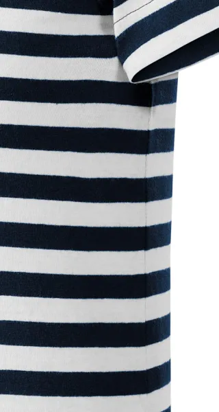 Camiseta infantil azul marino - Corte con costuras laterales