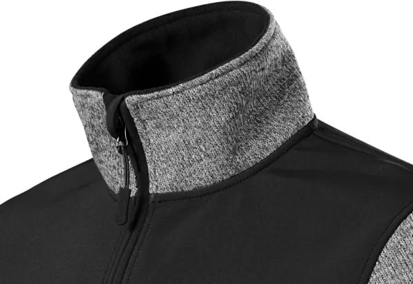 Chaqueta de tiempo libre para hombre - Cuello elevado para proteger del frío en el cuello.