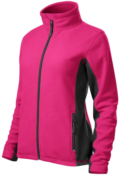 Chaqueta de mujer polar en contraste - Chaqueta polar de mujer con elementos en contraste.
