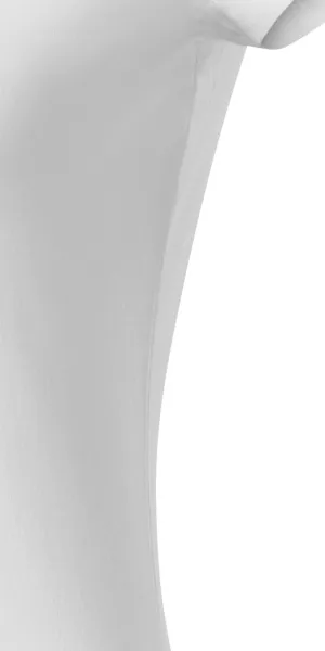 Camiseta ajustada para mujer con escote en V - Corte con costuras laterales