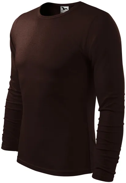 Camiseta de manga larga para hombre - Camiseta de algodón de hombre para todos los días.