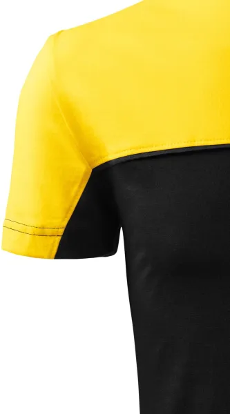 Camiseta de algodón bicolor - Mangas cortas clásicas