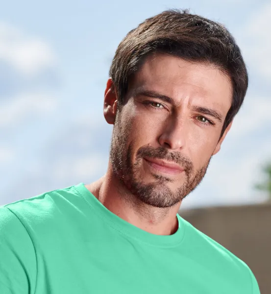 Camiseta simple para hombre - Escote redondo clásico