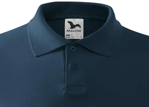 Polo de manga larga para hombre - cierre de 2 botones