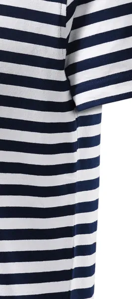 Camiseta estilo azul marino - Corte con costuras laterales