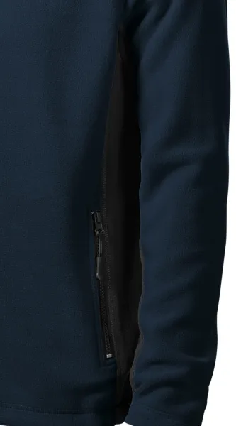 Chaqueta de polar en contraste para hombre - Detalles oscuros en contraste