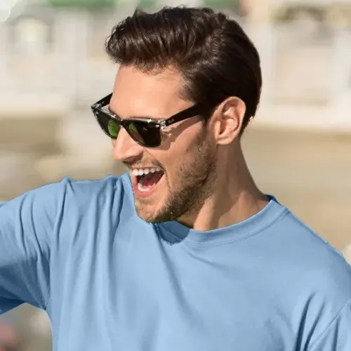 Camiseta clásica para hombre - Escote redondo clásico