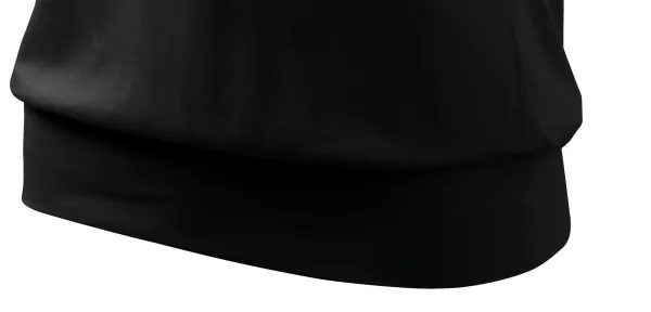 Camiseta de moda para mujer - Dobladillo inferior ancho de la camisa