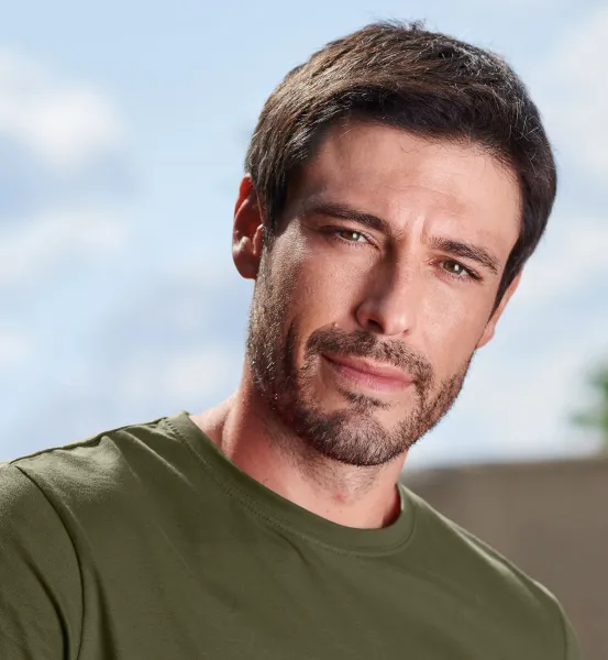 Camiseta simple para hombre - Escote redondo clásico