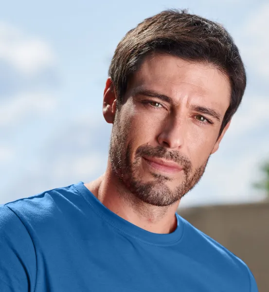 Camiseta simple para hombre - Escote redondo clásico