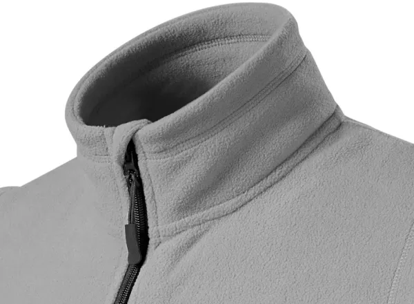 Chaleco polar en contraste - Cuello elevado para proteger del frío en el cuello.