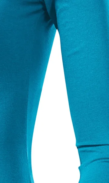 Camiseta de mujer de manga larga. - Corte con costuras laterales