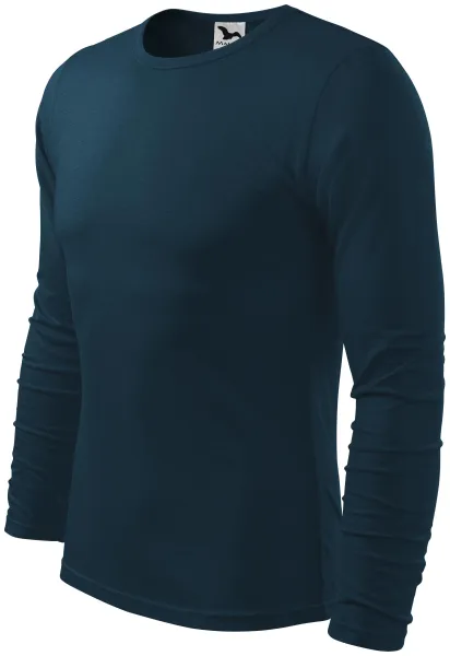Camiseta de manga larga para hombre - Camiseta de algodón de hombre para todos los días.