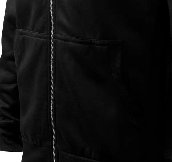 Sudadera de hombre sencilla sin capucha - bolsillos estilo canguro