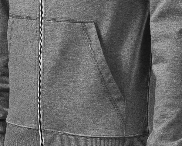 Sudadera de hombre con capucha en contraste - bolsillos estilo canguro