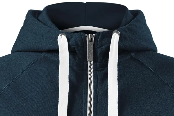 Sudadera de mujer en contraste con capucha - Capucha con cordones