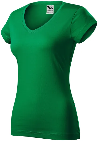 Camiseta ajustada para mujer con escote en V - Camiseta de mujer para uso diario