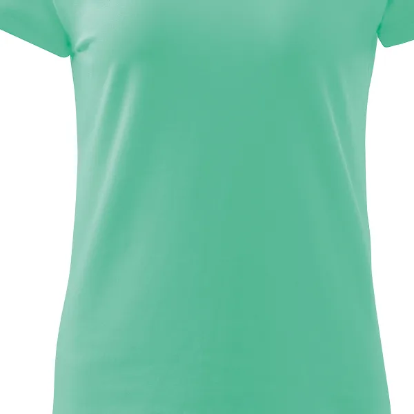Camiseta de mujer slim fit con manga raglán - Corte suavemente cónico