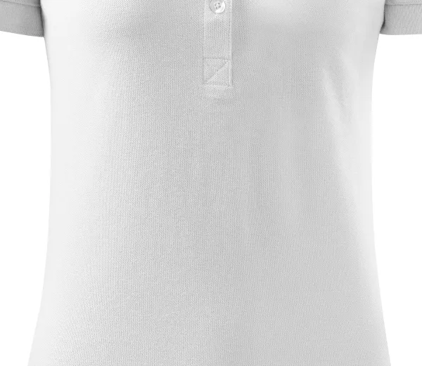 Polo simple para mujer - Corte suavemente cónico