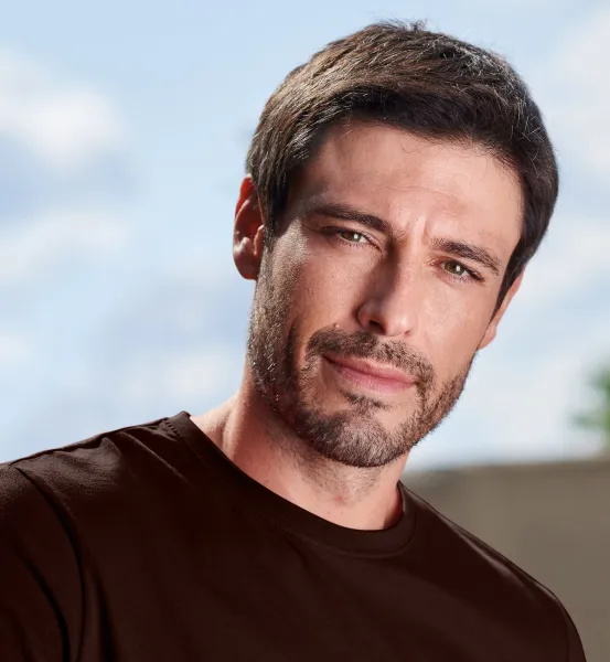 Camiseta simple para hombre - Escote redondo clásico