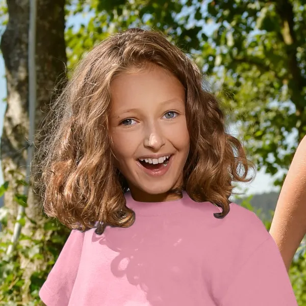 Camiseta sencilla para niños - Escote redondo clásico