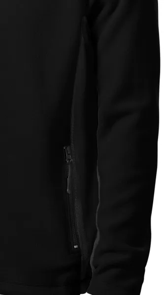 Chaqueta de polar en contraste para hombre - Detalles oscuros en contraste