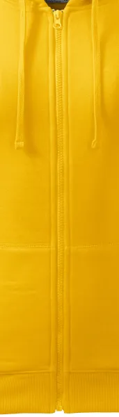 Sudadera de mujer con capucha - Cremallera del color de la sudadera.