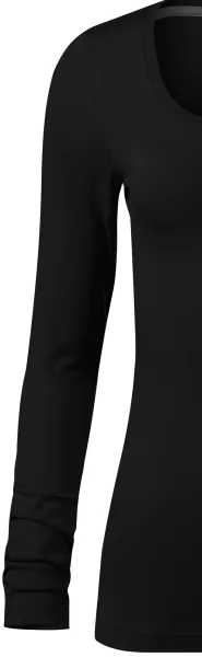 Camiseta de mujer con mangas largas y escote más profundo. - Mangas largas clásicas