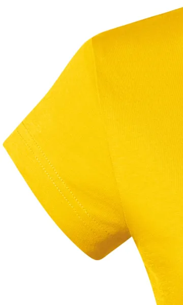 Camiseta ajustada para mujer con escote en V - Mangas muy cortas