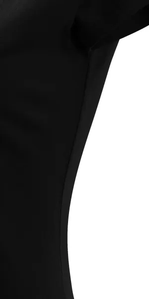 Camiseta de mujer con mangas muy cortas. - Corte con costuras laterales