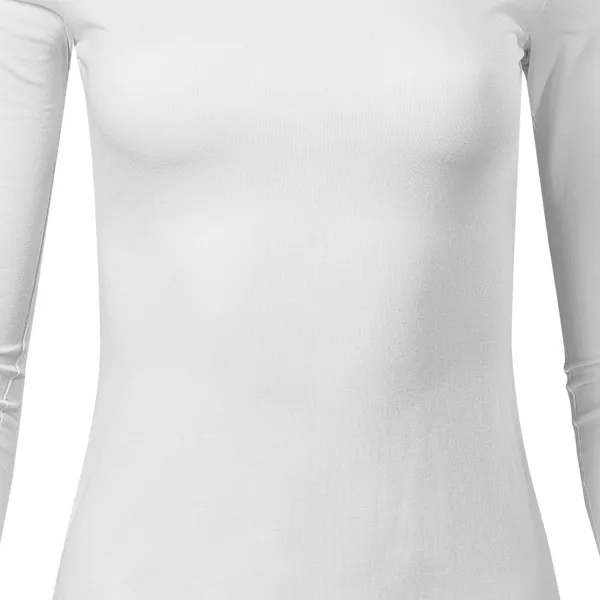 Camiseta de mujer de manga larga. - Corte ligeramente ajustado