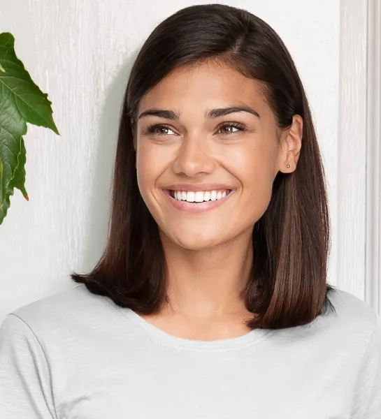 Camiseta de mujer, algodón orgánico texturizado - Escote redondo clásico