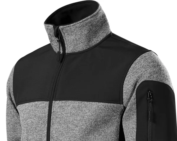 Chaqueta de tiempo libre para hombre - Detalles oscuros en contraste