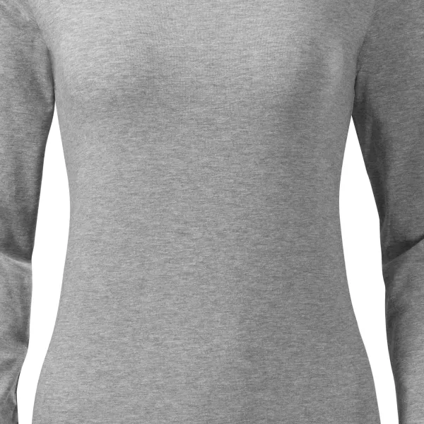 Camiseta ajustada de mujer con mangas largas. - Corte suavemente cónico