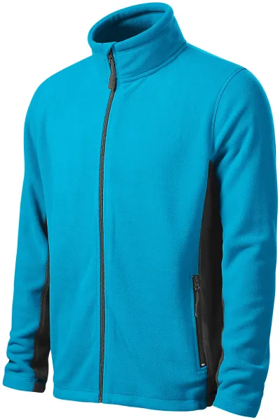 Chaqueta de polar en contraste para hombre - Chaqueta polar de hombre con elementos en contraste.