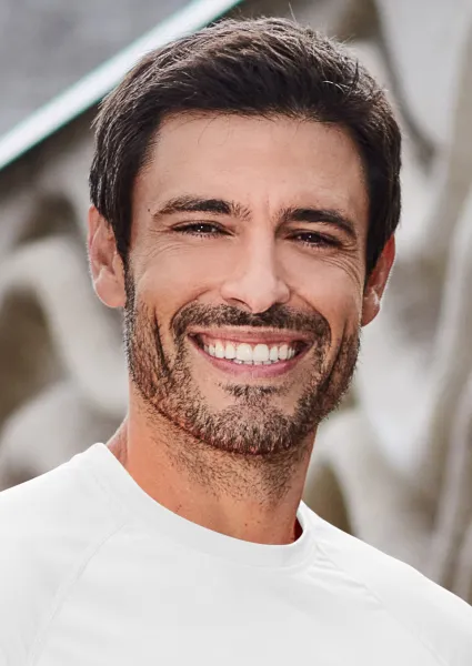 Camiseta deportiva para hombre - Escote redondo clásico