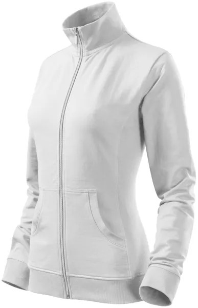 Sudadera de mujer sin capucha - Sudadera de mujer con cremallera y sin capucha