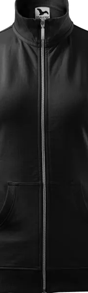 Sudadera de mujer sin capucha - Cremallera metálica