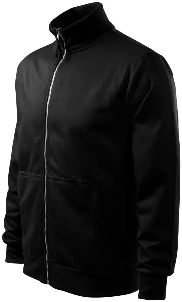 Sudadera de hombre sencilla sin capucha - Sudadera de hombre con cremallera y sin capucha