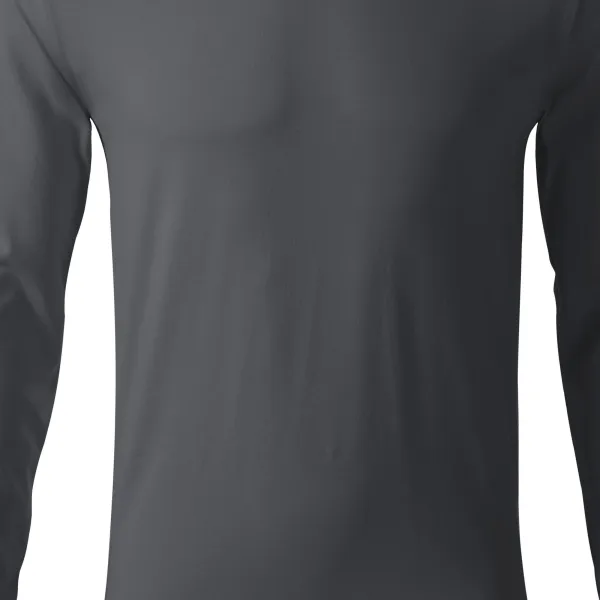 Camiseta de hombre ajustada con mangas largas. - Corte ligeramente ajustado