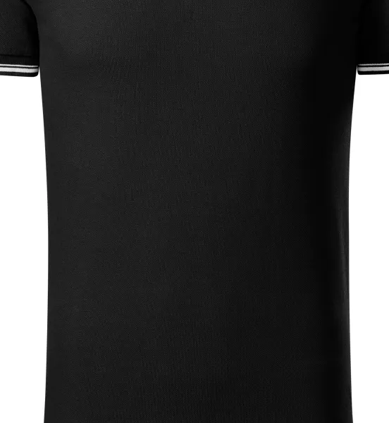 Polo de hombre en contraste - Corte suavemente cónico