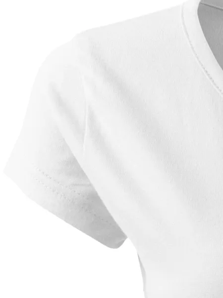 Camiseta de mujer con mangas muy cortas. - Mangas muy cortas